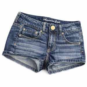 American Eagle Outfitters Dark Blue Jean Shorts